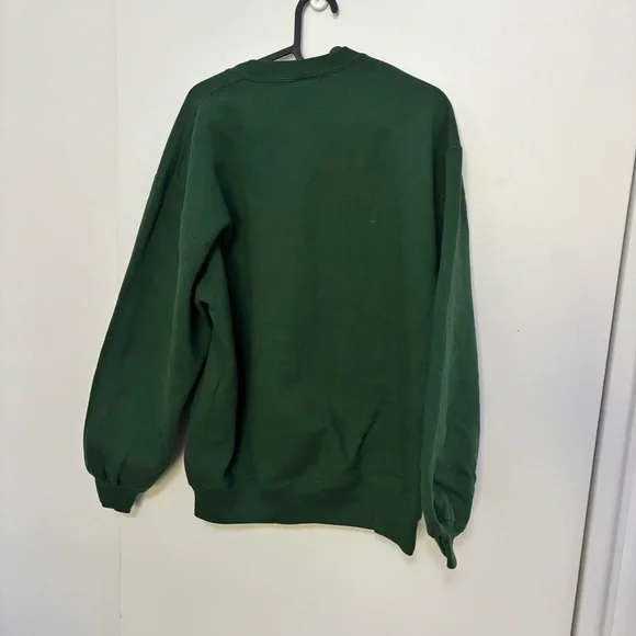 Russell Athletic Dark Green Crewneck Sweater Vintage - Picture 2 of 9